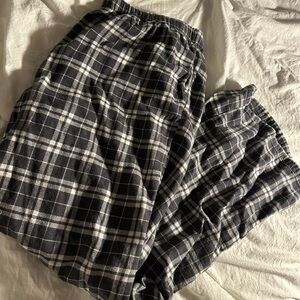 american eagle plaid pajama pants